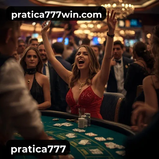 App pratica777 para iOS e Android — interface mobile, login biométrico e PIX integrado